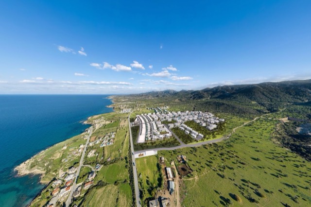 Aerial view of the Habitat development
